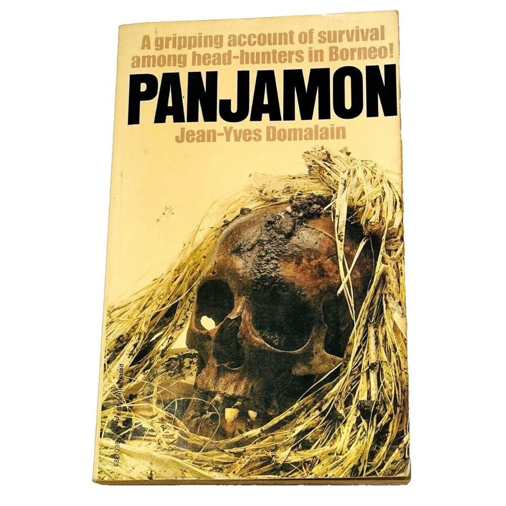 Panjamon Head Hunters in Borneo Jean Yves Domalain Paperback 1974